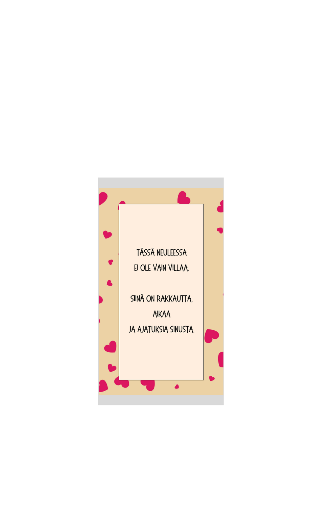 Rakkautta ja ajatuksia sinusta